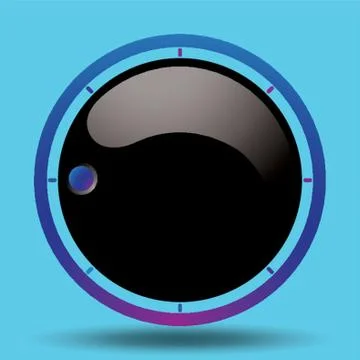 Volume Control Knob Stock Illustration