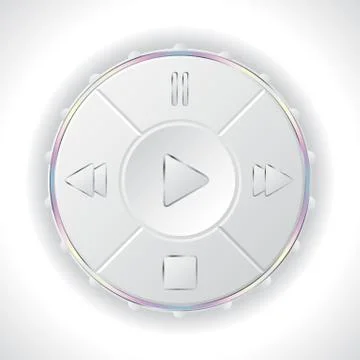 Volume control panel Stock Illustration