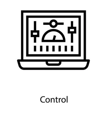 Volume Control Panel Stock Illustration