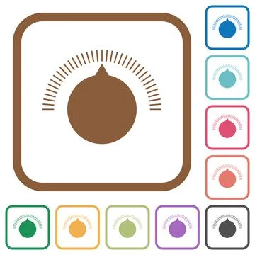 Volume control simple icons Stock Illustration