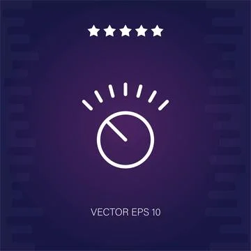 Volume control vector icon Illustrazione stock