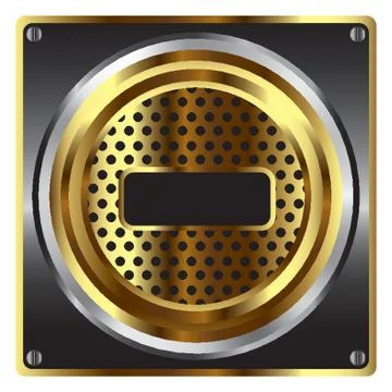 Volume Decrease Button Stock Illustration