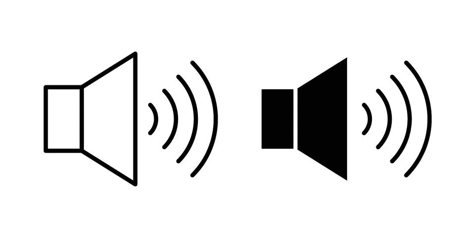 Volume icon concept. best for web design Illustrazione stock