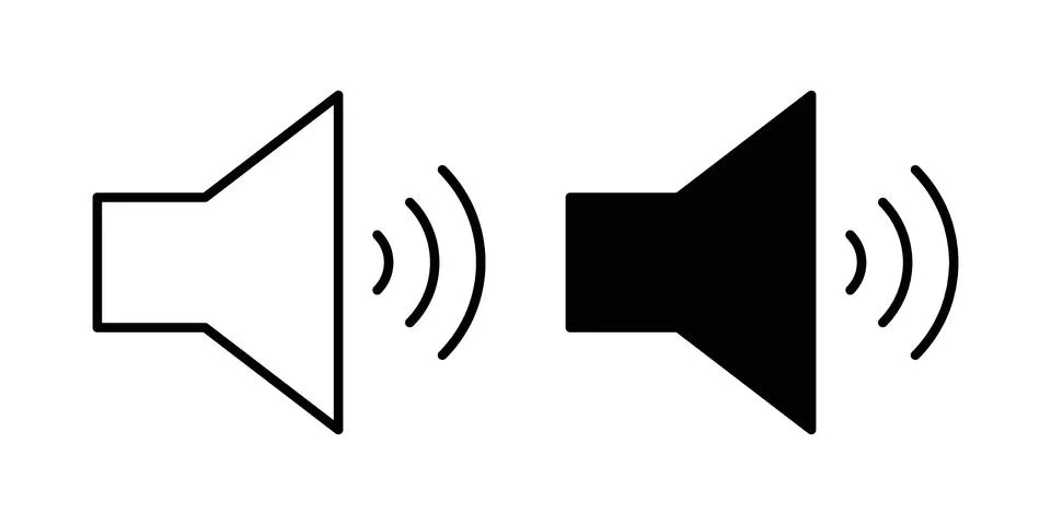 Volume icon or illustration vector symbols 스톡 일러스트