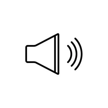 Volume Icon Perfect for Audio Controls Stock Illustration