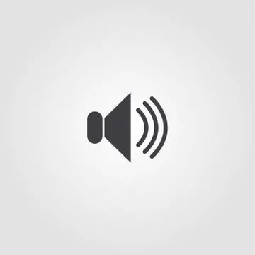 Volume Up icon. Simple element illustration. Volume Up pixel perfect icon design Stock Illustration