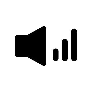 Volume icon. Sound level. Vector. Stock Illustration