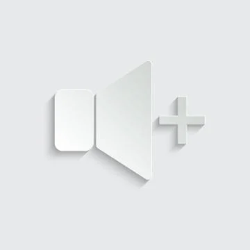 Volume icon vector. volume symbol Stock Illustration