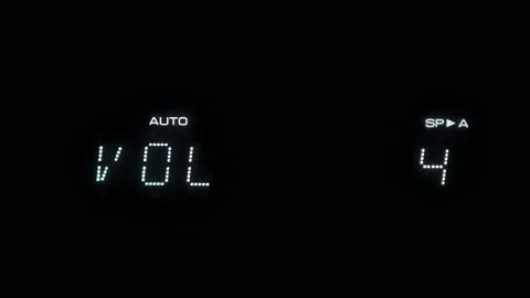 Volume indicator from min to 10 on the home stereo Vidéo 231034155