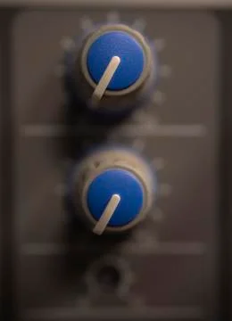 Volume Knob on a BGM Cloud system Foto stock