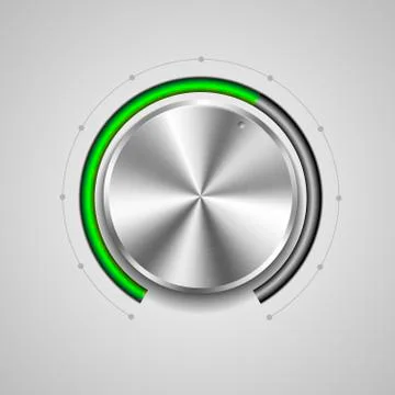 Volume knob Stock Illustration