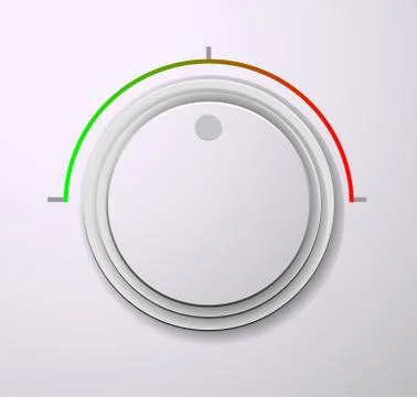 Volume knob Stock Illustration