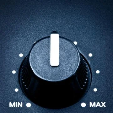 Volume knob Foto stock