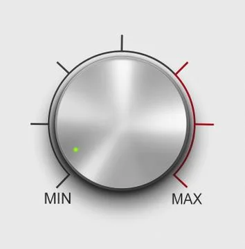 Volume knob Stock Photos