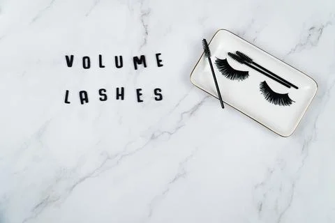 Volume Lashes Beauty Background Stock Photos