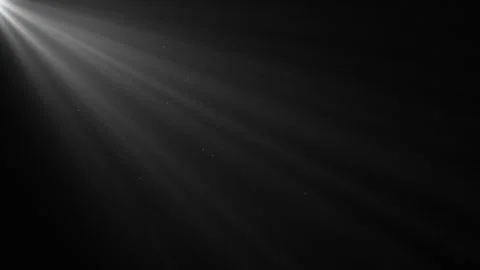 Volume Light in the Dark Seamless. Sun Beams Through Floating Dust Particles 스톡 동영상 315288353