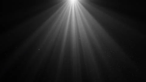 Volume Light from Top in the Dark Seamless. Stock-Footage 298275916