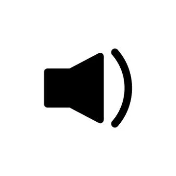 Volume low sign, vector design for website Stock Illustration