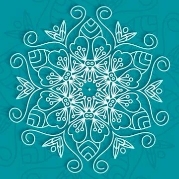 Volume mandala vector Stock Illustration