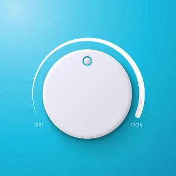 Volume music control. Illustrazione stock