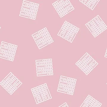 Volume music line seamless pattern 스톡 일러스트