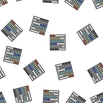 Volume music vector seamless pattern 스톡 일러스트