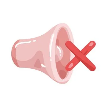 Volume mute Stock Illustration