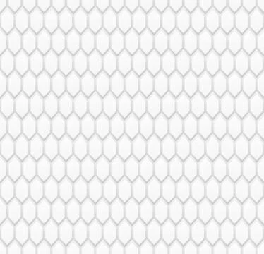 Volume realistic texture, gray 3d Hexagon shape geometric pattern Stock Illustration
