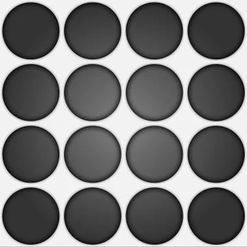 Volume realistic texture, gray 3d Circle geometric pattern Stock Illustration