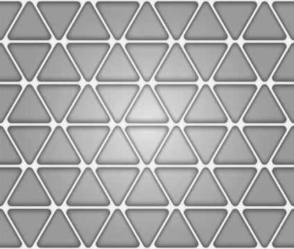 Volume realistic texture, gray 3d Triangle geometric pattern Illustrazione stock
