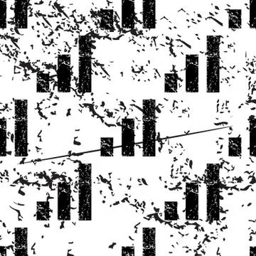 Volume scale pattern, grunge, monochrome Stock Illustration