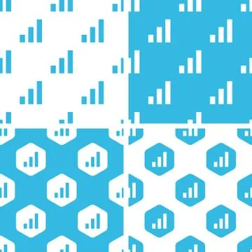 Volume scale patterns set Stock Illustration