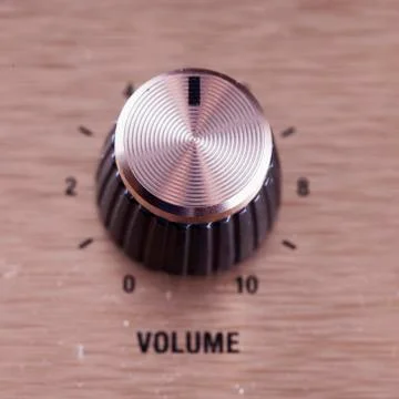 Volume switch, close up Stock Photos