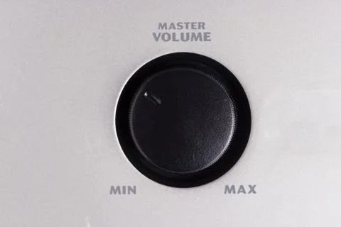 Volume switcher turn on maximum Stock Photos