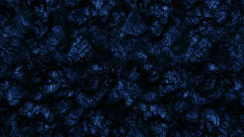 Volume texture of rock, stone or clay surfaces. 3D animation of dark blue patter Stock Footage 109364066