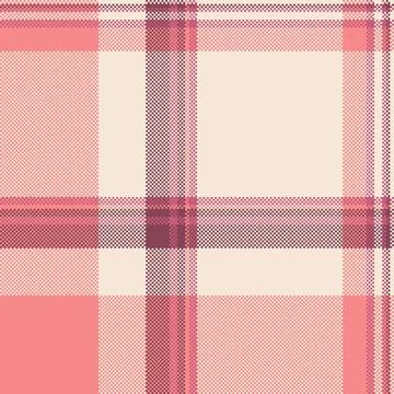 Volume vector tartan texture, age fabric seamless plaid. Canvas background .. Illustrazione stock