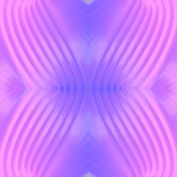 Volumetric 3D Abstract Wings Pattern in Magenta and Pink Stock Illustration