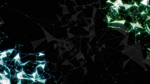 Volumetric background. Place for text.Scientific background and abstract Stock Footage 93986402