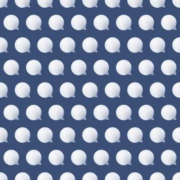 Volumetric Bubble Chat. 3D pattern on a dark blue background. Icon of a message Stock Illustration