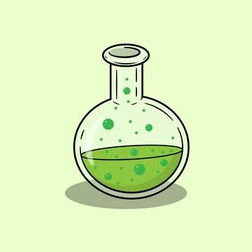 Volumetric Flask Stock Illustration