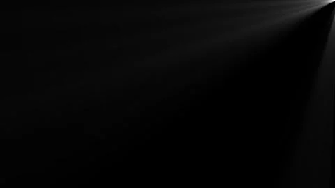 Volumetric lens flare light rays on a dark background for cinematic overlays Stock Footage 340516090