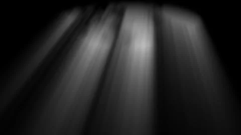 Volumetric Light Rays Overlay on Black Background Vídeo Stock 320516462