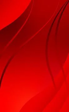 Volumetric lines on a red background - panoramic Vector background Stock Illustration