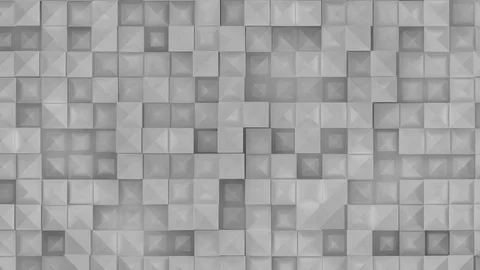 Volumetric random 3D pyramid background in Whites and grey Stock Footage 104016045