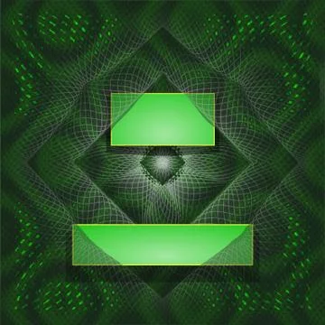 Volumetric texture background with empty plates Stock Illustration