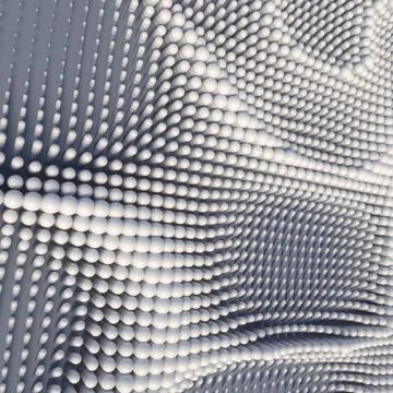 Volumetric texture of densely arranged white capsules. The abstract relief Stock Illustration