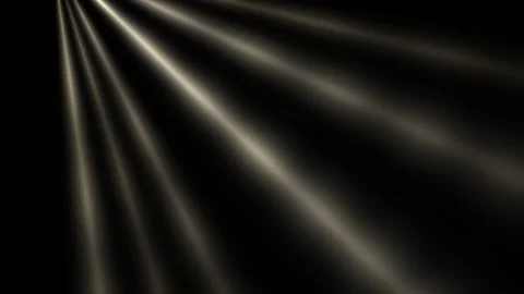 Volumetric warm light rays shining downward diagonally seamless loop animation Video stock 347088423