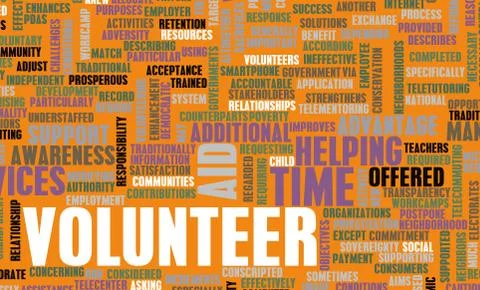 Volunteer Stock Illustration