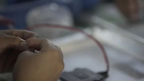 Volunteers Assembling Litro de Luz Solar Bottle Light, Conde, Paraíba Stock Footage 320571921