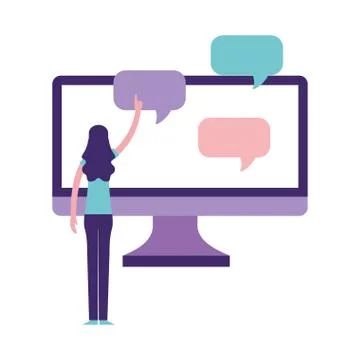 Volunteers help work Illustrazione stock